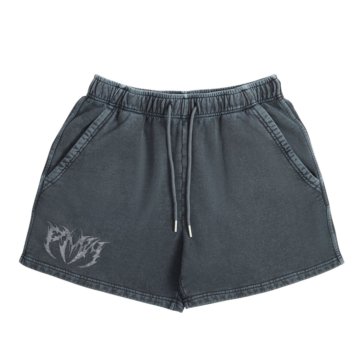 Dark Wraith Lounge Shorts - Washed Black