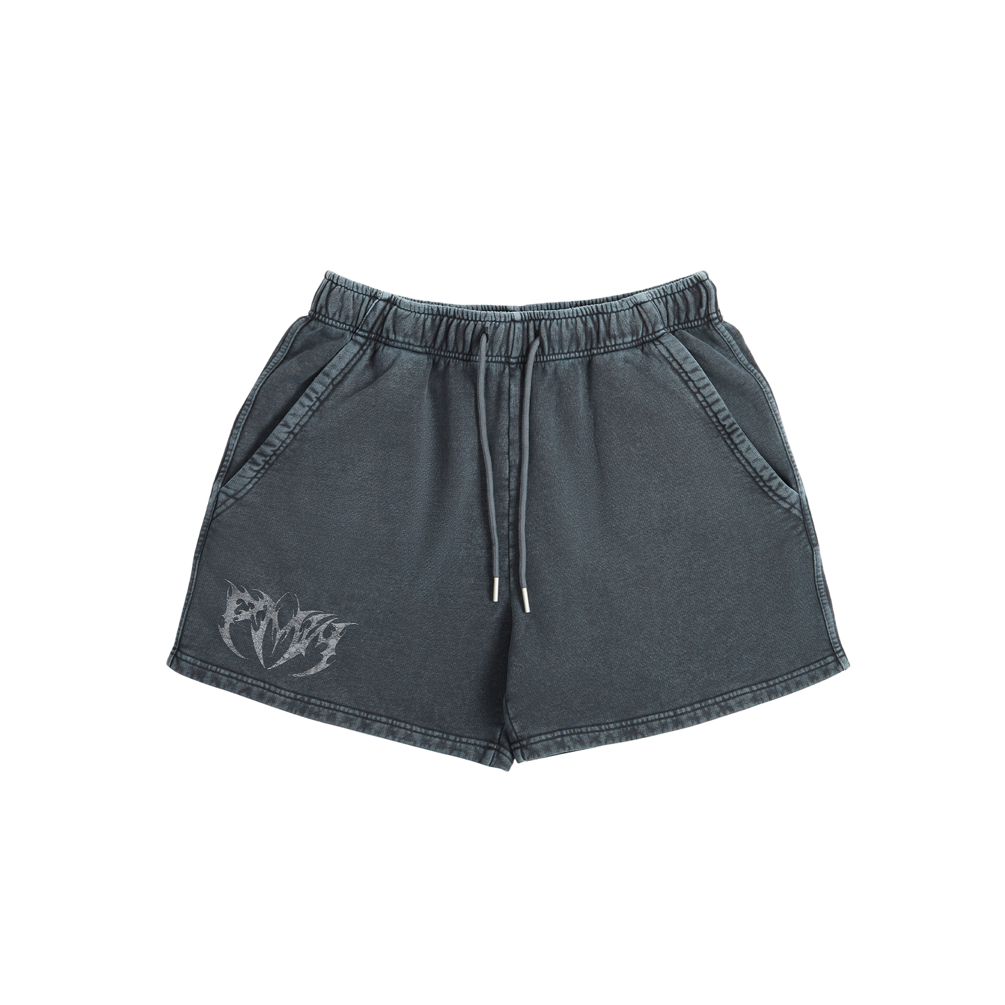Dark Wraith Lounge Shorts - Washed Black