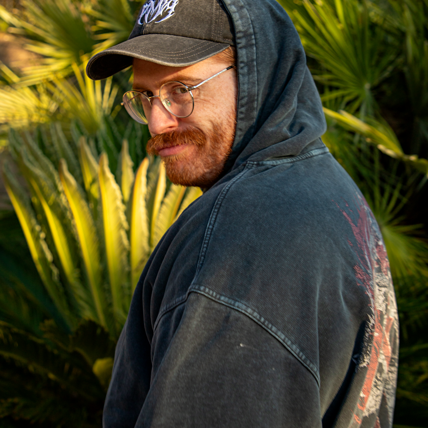 Dragonbind Hoodie - Washed Black