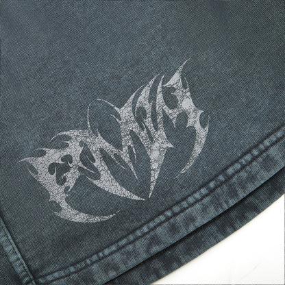 Dark Wraith Lounge Shorts - Washed Black