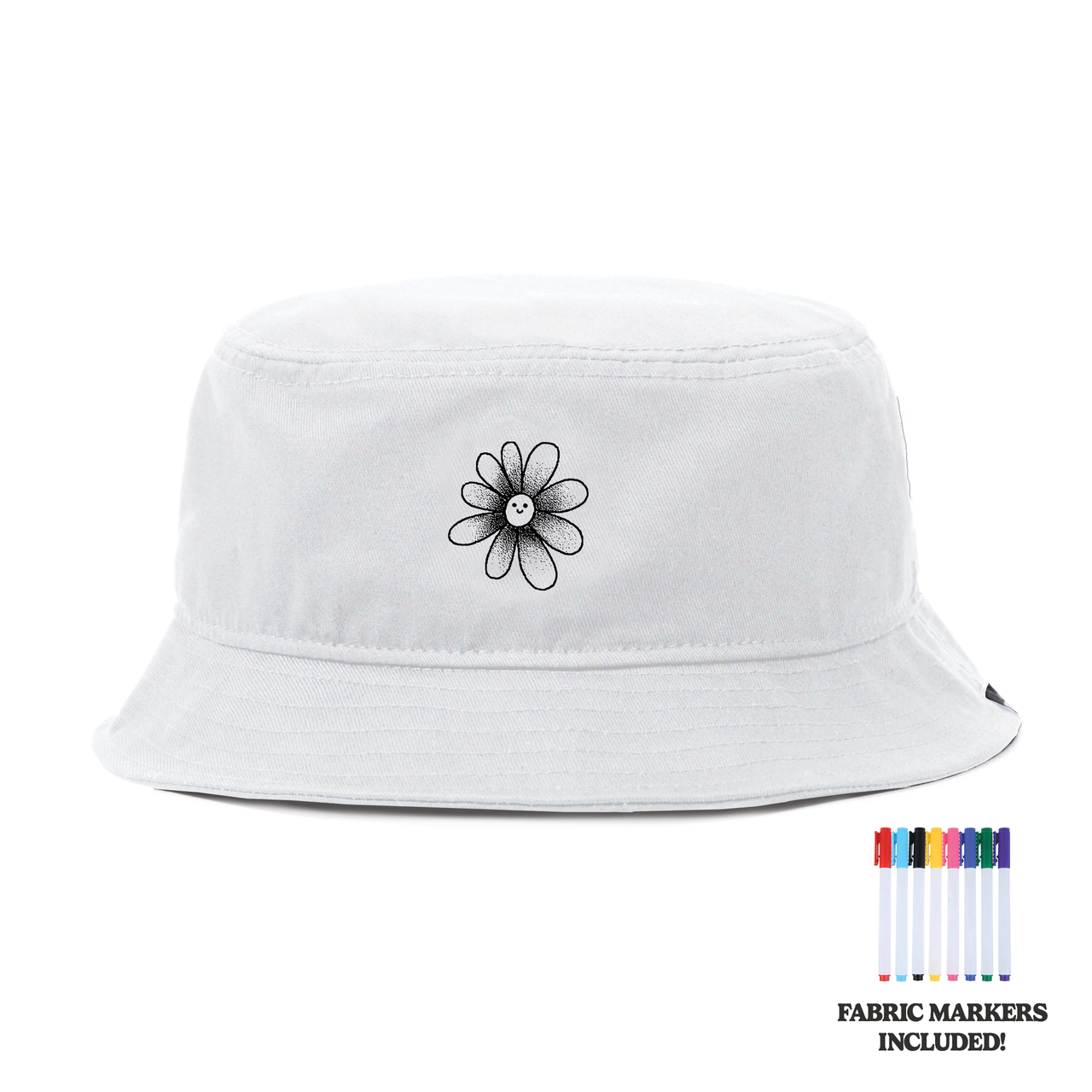 DIY Bucket Hat - WHITE