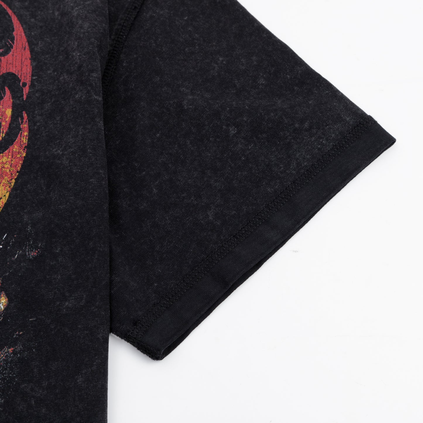Dragon Duel Oversized Tee - Washed Black