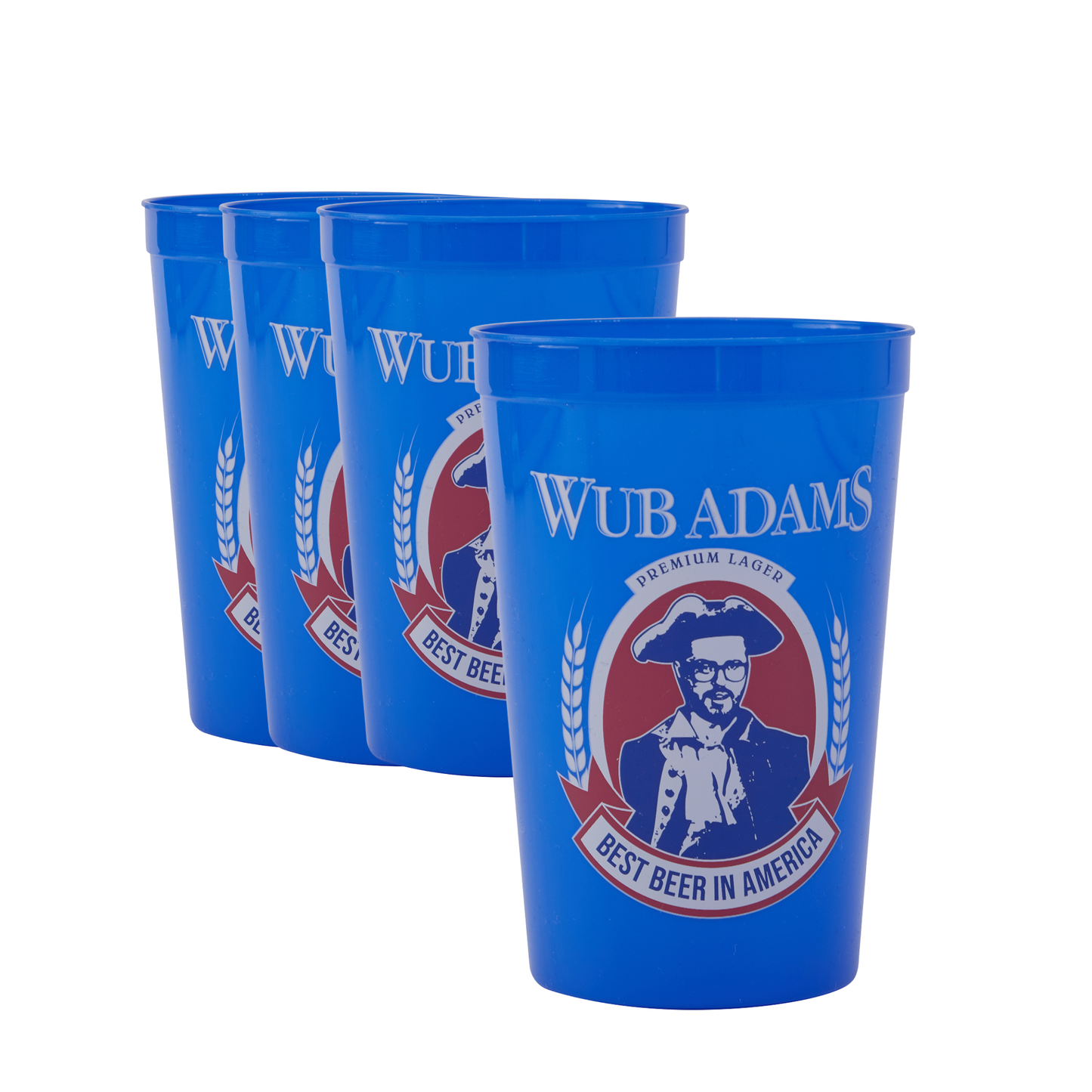 Mystery Beer Cup Set – 4-Pack Plastic Tumblers