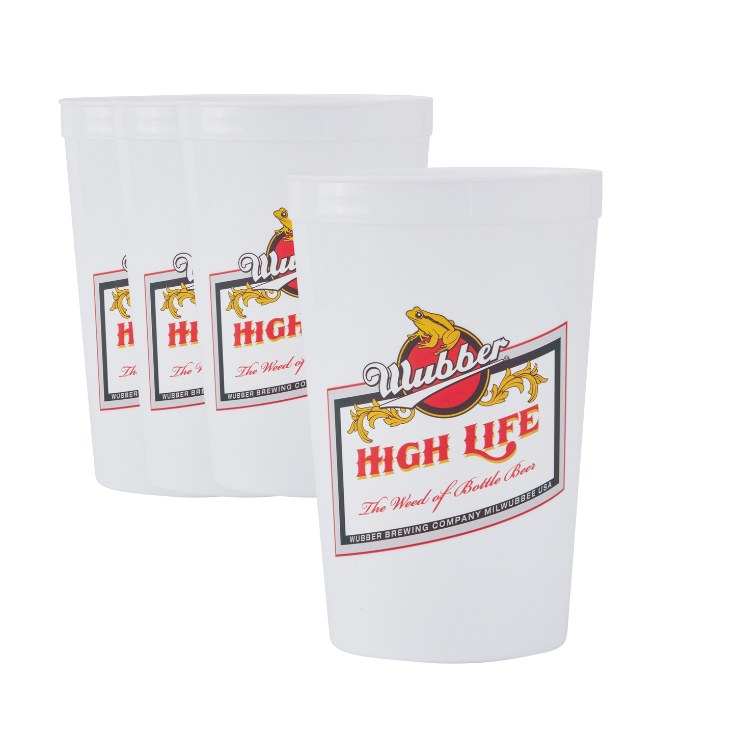 Mystery Beer Cup Set – 4-Pack Plastic Tumblers