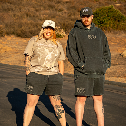 Limited: Dragon Duel Oversized Tee - Taupe
